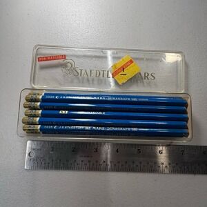 Vintage Staedtler Mars-Duragraph 2825 K3 Pencils Made in Germany Set of 12 Case